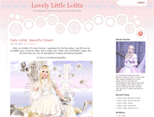 Tablet Screenshot of lovelylittlelolita.com